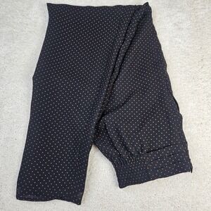 Womens Y2K Forever 21 Polka Dot Black Brown Lined High Waist Career Pants Size S